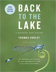 Cover of: Back to the Lake: A Reader and Guide (Third High School Edition) by 