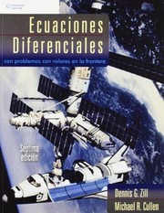 Cover of: Ecuaciones diferenciales con problemas con valores en la frontera. by 