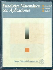 Cover of: Estadística matemática con aplicaciones by 