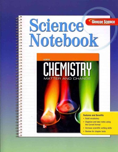 Science notebook. Chemistry Notebook Cover.