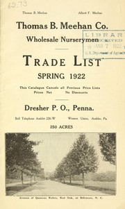 Cover of: Trade list: spring, 1922