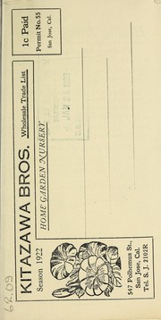 Cover of: Wholesale trade list: season 1922