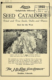 Long's "delightfully different" seed catalogue by J.D. Long Seed Company