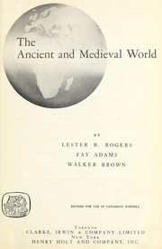 Cover of: The ancient and medieval world