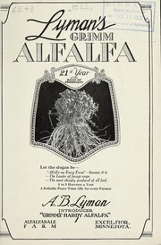 Cover of: Lyman's grimm alfalfa