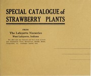 Cover of: Special catalogue of strawberry plants