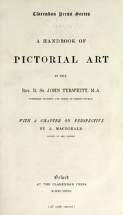 Cover of: A handbook of pictorial art by Tyrwhitt, R. St. John