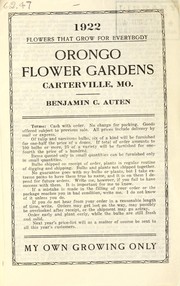 Cover of: 1922 flower that grow for everybody