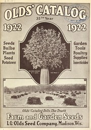 Cover of: Olds' catalog 1922: 35th year