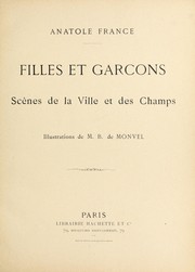 Cover of: Filles et garçons: scenes de la ville et des champs