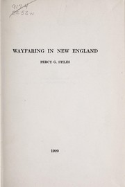 Cover of: Wayfaring in New England