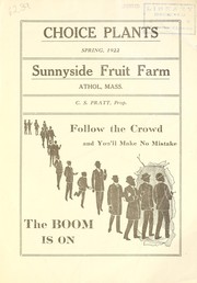 Cover of: Choice plants: spring, 1922