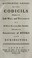 Cover of: Authentic copies of the codicils belonging to the last will and testament of Sir Hans Sloane, Bart. deceased, which relate to his collection of books and curiosities.