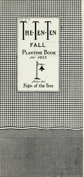 Cover of: The ten-ten fall book for 1922