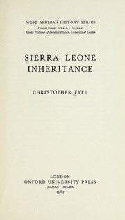 Cover of: Sierra Leone inheritance.