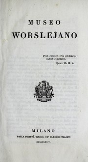 Museo Worslejano by Ennio Quirino Visconti