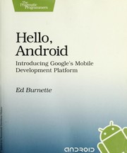 Cover of: Hello, Android by Ed Burnette.