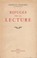 Cover of: Refuges de la lecture