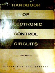 Cover of: Handbook of electronic control circuits by John Markus