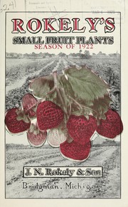 Cover of: Rokely's small fruit plants: season of 1922