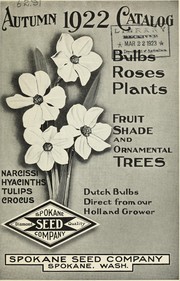 Cover of: Autumn 1922 catalog: bulbs, roses, plants, fruit, shade and ornamental trees