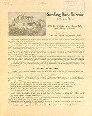 Cover of: Price list of hardy nursery stock, bulbs and plants for the north