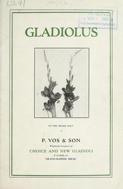 Cover of: Catalog and price list: gladiolus