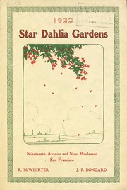 Cover of: 1922 [catalog] by Star Dahlia Gardens