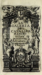 Cover of: La galeria del cavalier Marino: distinta in pittvre & sculture