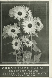 Cover of: Chrysanthemums: retail price list 1922
