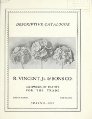 Cover of: Descriptive catalogue: spring-1922