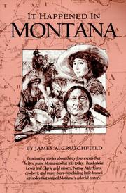 Cover of: It happened in Montana