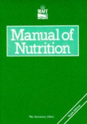 Manual of Nutrition (Reference Books) by Fish.& Food, Min.of Agriculture