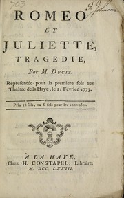 Cover of: Romeo et Juliette: tragedie