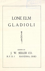 Cover of: Lone elm gladioli