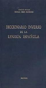 Cover of: Diccionario inverso de la lengua española