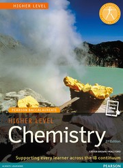 Cover of: Chemistry Higher Level (Pearson Baccalaureate, 2nd Edition)