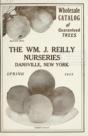 Cover of: Wholesale catalog of guaranteed trees: spring 1922