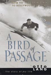 Cover of: A bird of passage by Lang, Otto