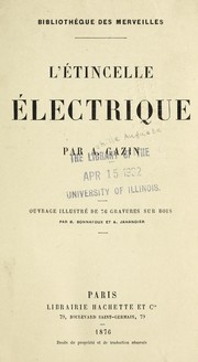 Cover of: L'e tincelle e lectrique