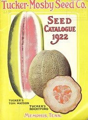 Cover of: Seed catalogue: 1922