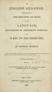 Cover of: An English grammar by Lindley Murray