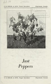 Cover of: Just peppers
