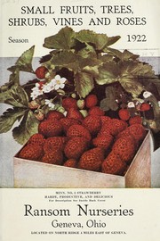 Cover of: Small fruits, trees, shrubs, vines and roses | Ransom Seed and Nursery Co