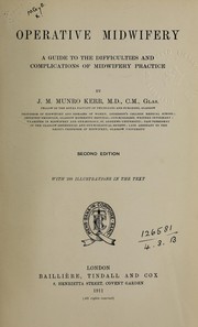 Operative midwifery by J. M. Munro Kerr
