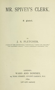 Cover of: Mr. Spivey's clerk: a novel