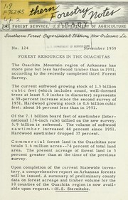 Cover of: Southern forestry notes: no. 124, November 1959