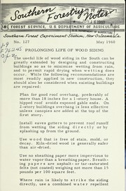 Cover of: Southern forestry notes by Southern Forest Experiment Station (New Orleans, La.)