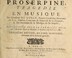 Cover of: Proserpine