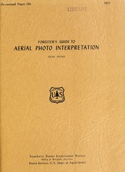 Cover of: Forester's guide to aerial photo interpretation